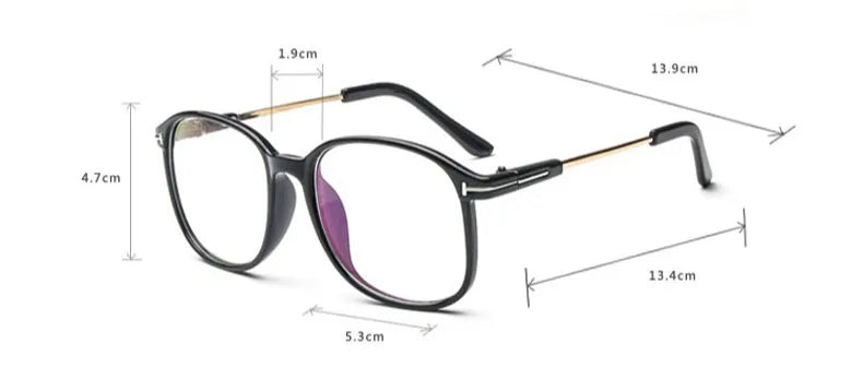 Reading Glasses Oversize Big Frame Presbyopic Eyewear Male Female Hyperopia Glasses with strength +0.5 +0.75 +1.0 +1.25 To +4.0