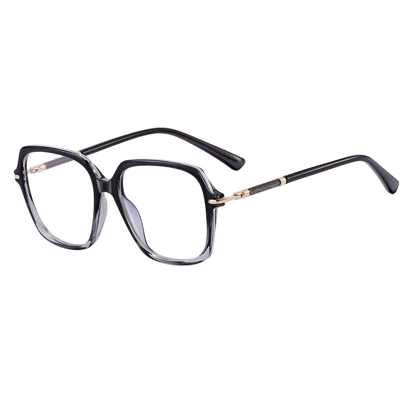 ANTI BLUE LIGHT Women's Luxury Designer Optical Frames Blue Light Blocking Prescription Glasses Rectangle Style Eyewear