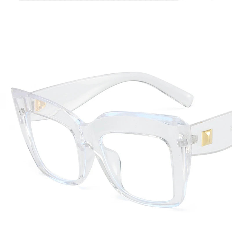 COMPUTER GLASSES / EXECUTIVE Eyeglasses New Fashion Best Selling Ladies Plastic Classic Leopard Frame Anti-blue Light Glasses