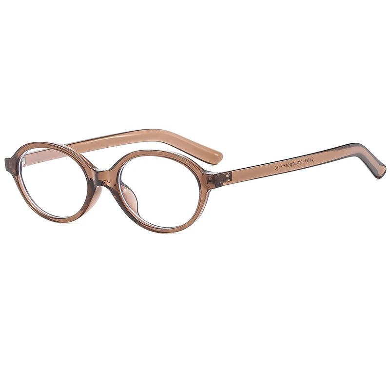 ANTI BLUE LIGHT Fashion 2024 Round Geek-Chic Decoration Glasses