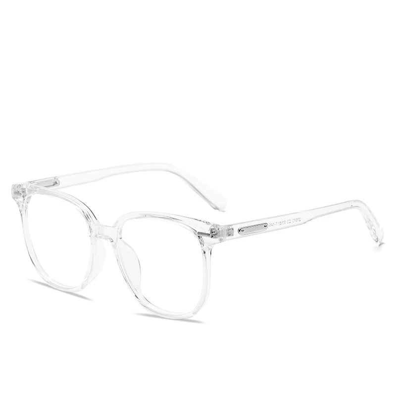 COMPUTER GLASSES / EXECUTIVE square Fashion Trendy Geometric Anti Blue Light Computer Glasses Can Be Paired with Myopia