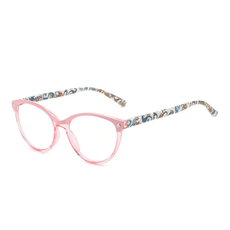 Reading Glasses Unisex Slim 1pc PC Squared Blue Light Blocking Presbyopia Corrective Eyeglasses for Men Women Brown