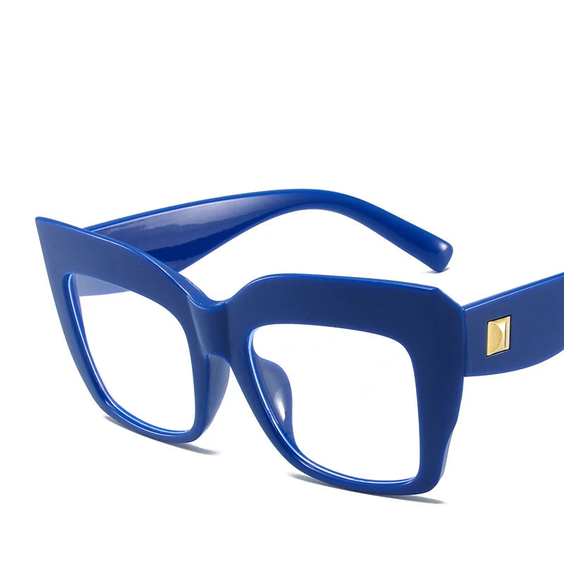 COMPUTER GLASSES / EXECUTIVE Eyeglasses New Fashion Best Selling Ladies Plastic Classic Leopard Frame Anti-blue Light Glasses