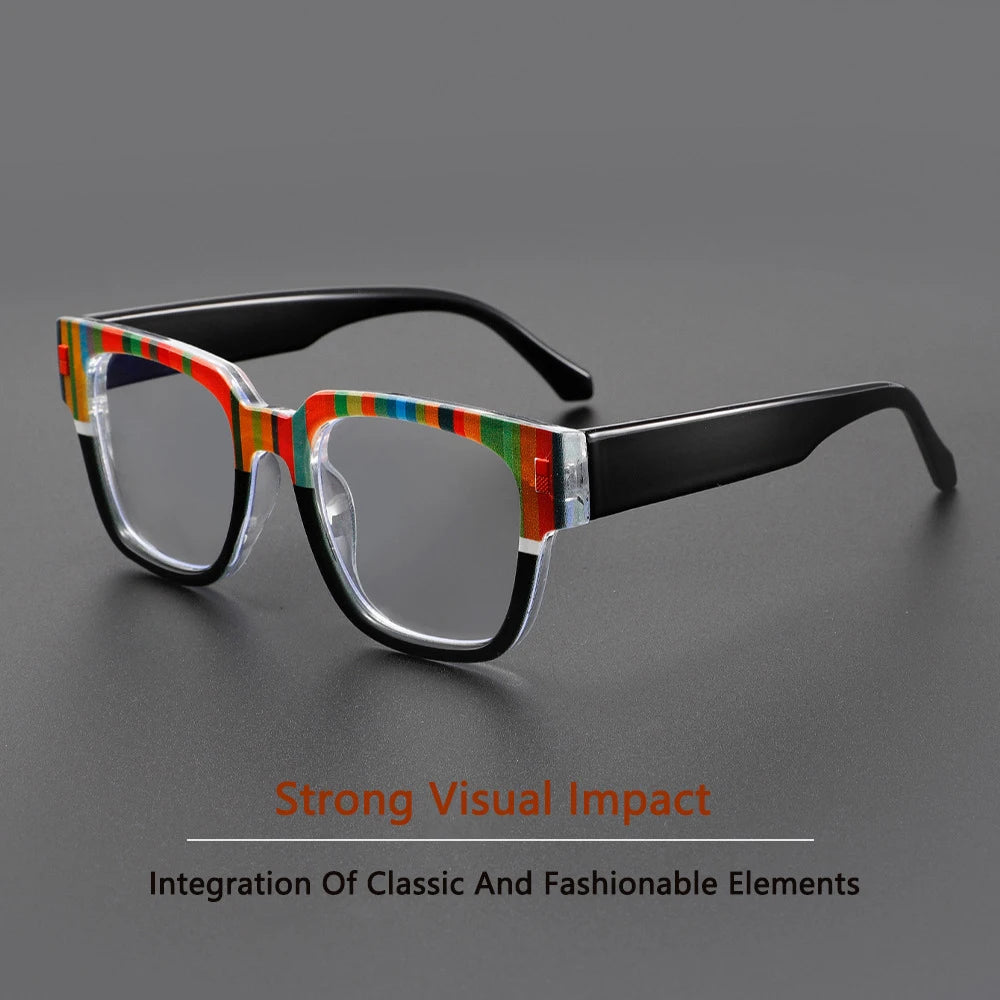 COMPUTER GLASSES / EXECUTIVE Classic Polychrome Cat Eye Optical Glasses Frames for Women Latest Vintage Design Optical Eyeglasses