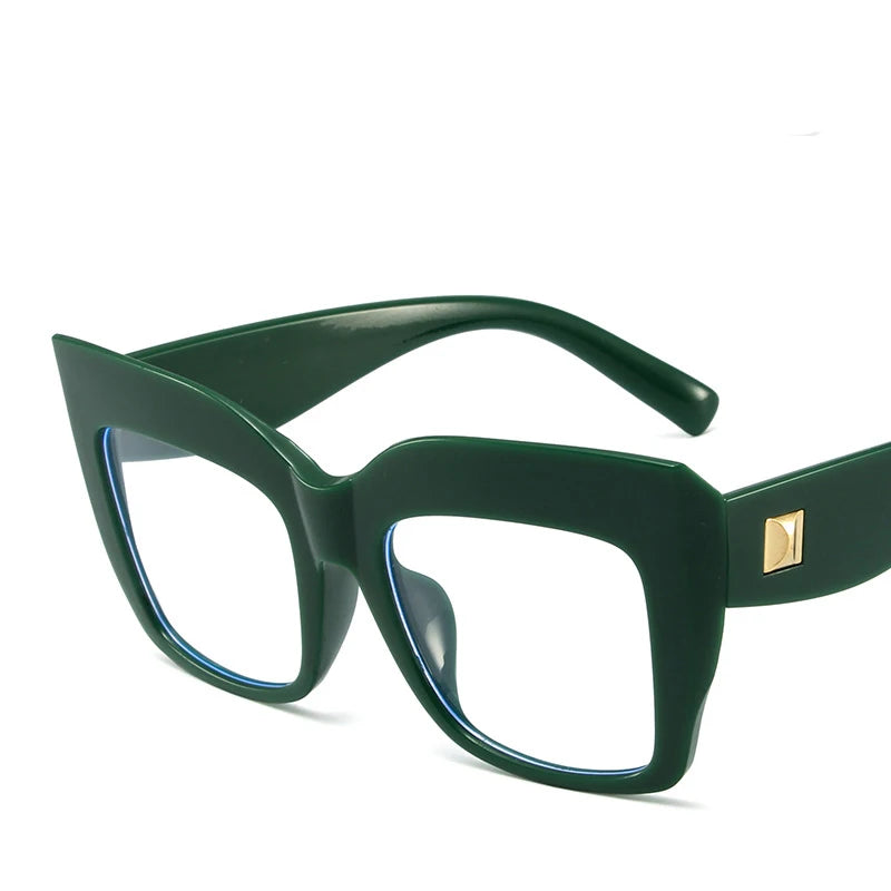 COMPUTER GLASSES / EXECUTIVE Eyeglasses New Fashion Best Selling Ladies Plastic Classic Leopard Frame Anti-blue Light Glasses