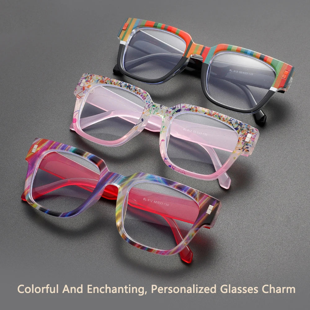 COMPUTER GLASSES / EXECUTIVE Classic Polychrome Cat Eye Optical Glasses Frames for Women Latest Vintage Design Optical Eyeglasses
