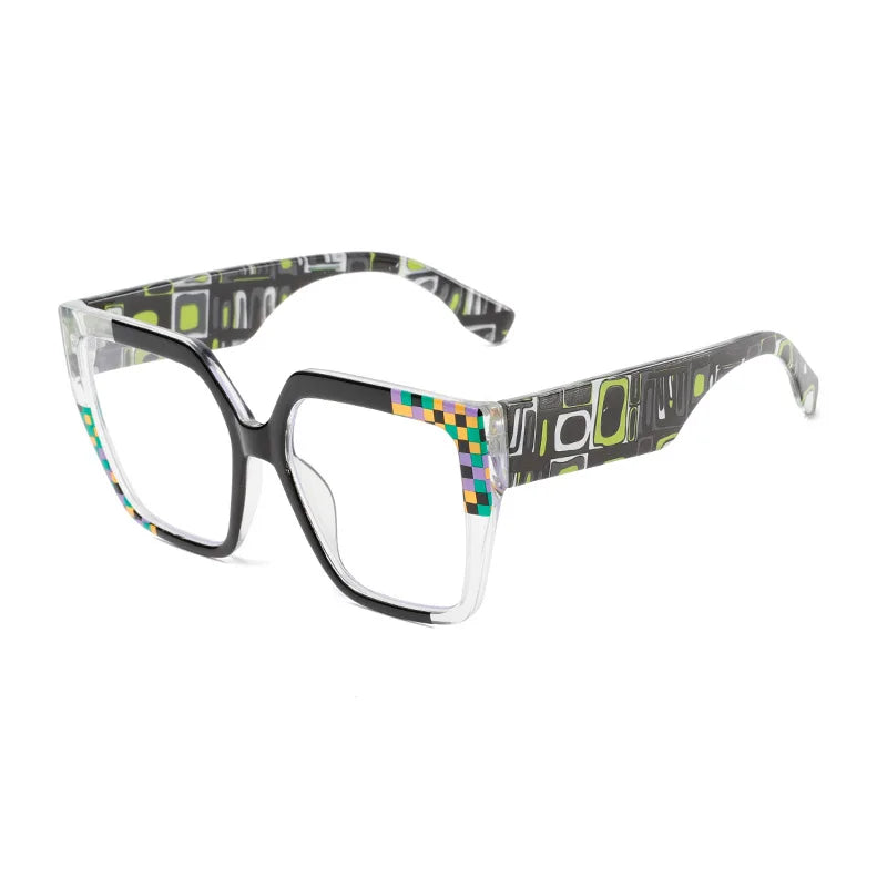COMPUTER GLASSES / EXECUTIVE Multicolor Oversize Square Anti Blue Light Glasses New Trendy Women Men Blue Light Blocking Glasses