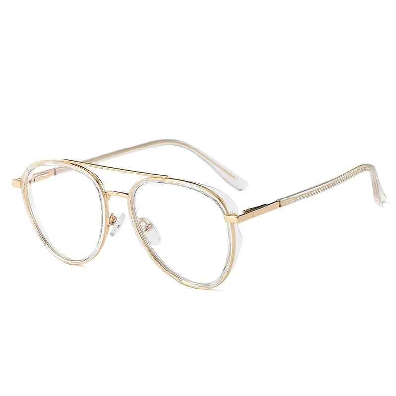 COMPUTER GLASSES / EXECUTIVE Woman New Fashion Transparent High Quality Crystal Oversized Women's Glasses Frame Eyeglasses Oculos
