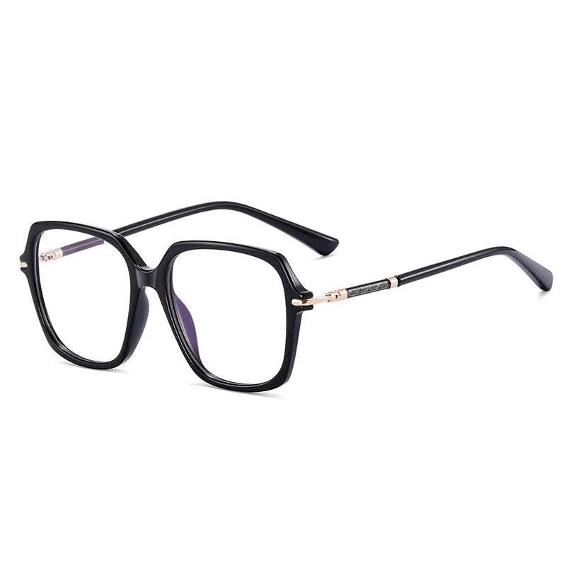 ANTI BLUE LIGHT Women's Luxury Designer Optical Frames Blue Light Blocking Prescription Glasses Rectangle Style Eyewear