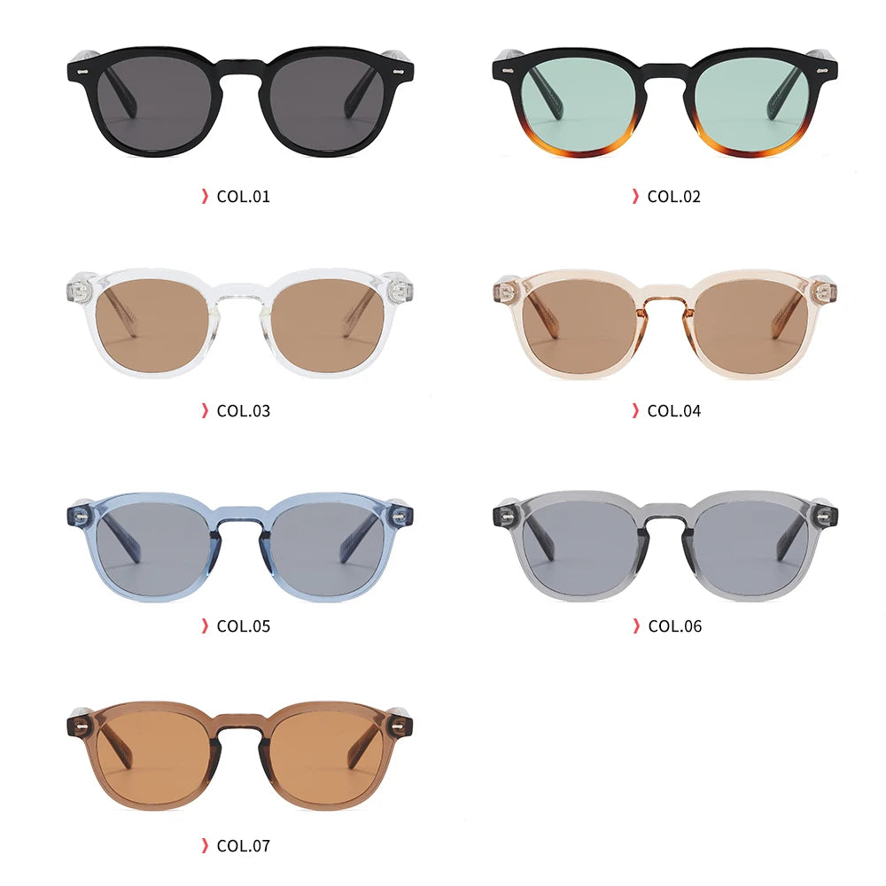 Superhot Eyewear 45132 Fashion 2025 Retro Round Simple UV400 Decorative Sunglasses