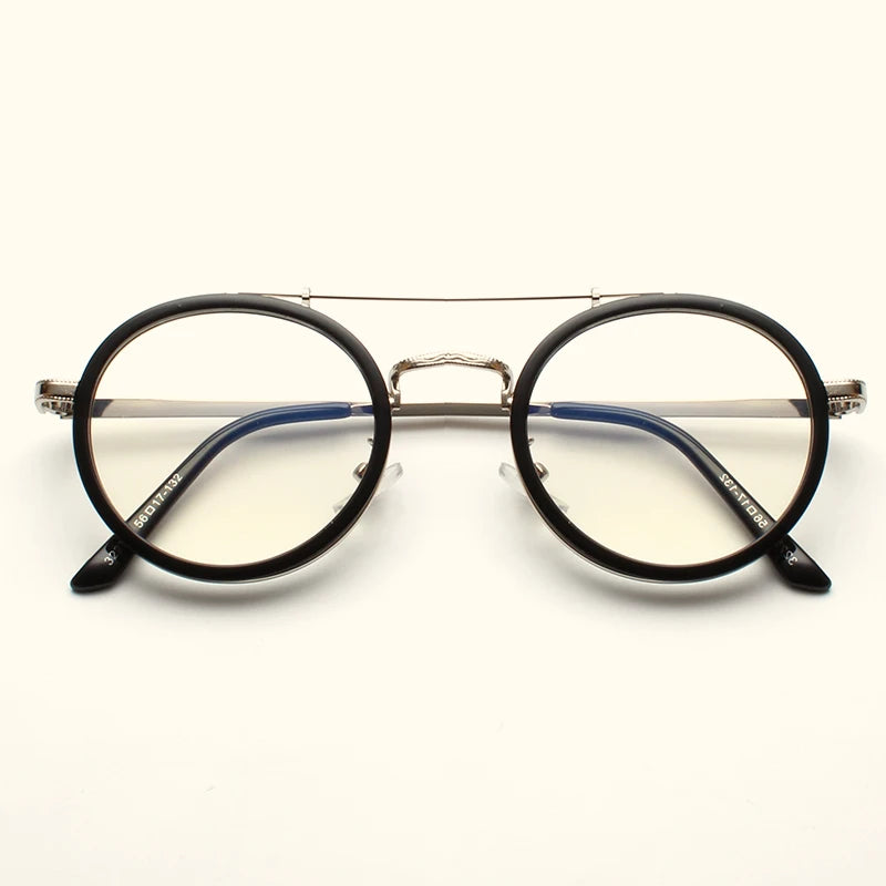 EYGLASSES FRAME EXECUTIVE Vintage Round Women Men Classic Optical Eyeglasses Clear Lens Retro Spectacles Pink Transparent Eyewear