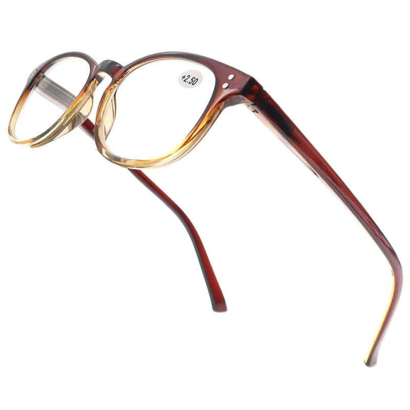 Reading Glasses Women High Quality Round Frame Eyewear Including Sun Magnifying Fashion Glasses