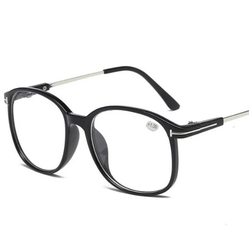 Reading Glasses Oversize Big Frame Presbyopic Eyewear Male Female Hyperopia Glasses with strength +0.5 +0.75 +1.0 +1.25 To +4.0
