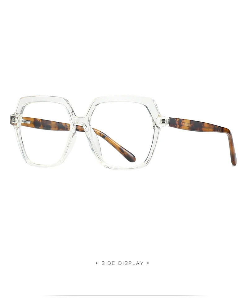 Blue Ray Glasses High Quality Transparent Women's Trend Luxury