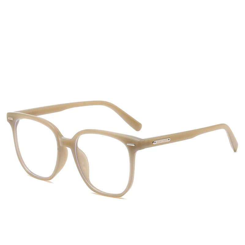 COMPUTER GLASSES / EXECUTIVE square Fashion Trendy Geometric Anti Blue Light Computer Glasses Can Be Paired with Myopia
