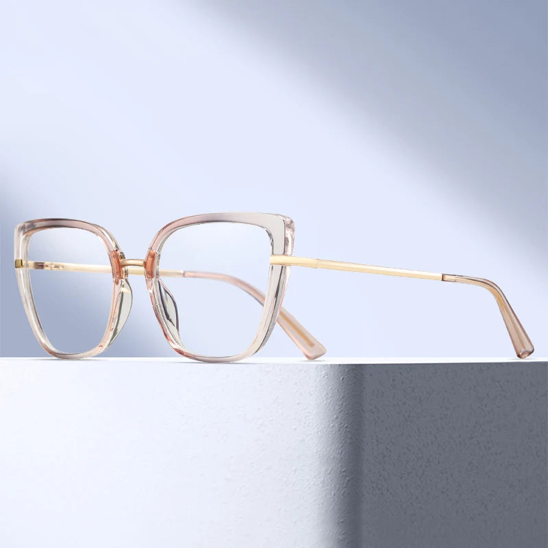 COMPUTER GLASSES / EXECUTIVE Metal Blue Light Blocking Optical Frame Women Optical Glasses