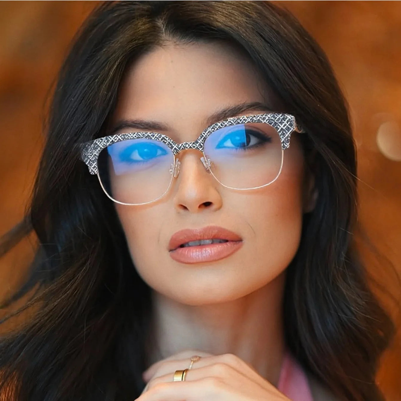 COMPUTER GLASSES / EXECUTIVE Fashion Anti Radiation Blue Light Computer Game Eyewear Blue Light Blocking Glasses Optical Eyeglasses Frames