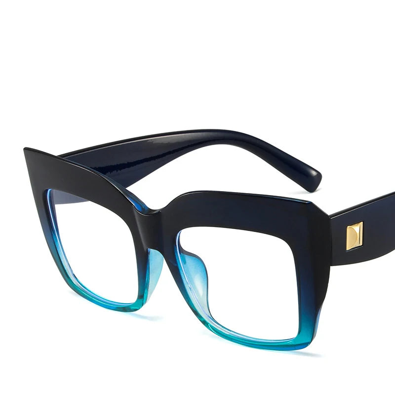 COMPUTER GLASSES / EXECUTIVE Eyeglasses New Fashion Best Selling Ladies Plastic Classic Leopard Frame Anti-blue Light Glasses