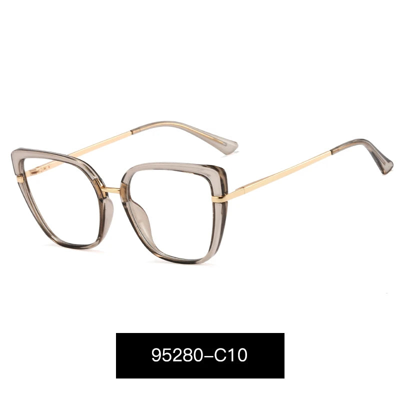 COMPUTER GLASSES / EXECUTIVE Metal Blue Light Blocking Optical Frame Women Optical Glasses