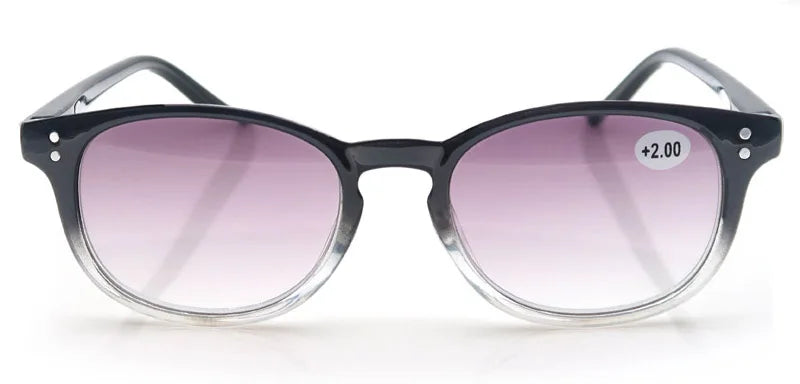 Reading Glasses Women High Quality Round Frame Eyewear Including Sun Magnifying Fashion Glasses