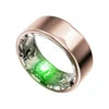 Luxury Silver Waterproof Heart Rate Smart ring Blood Health Risk Assessment Smart Ring for Men Women