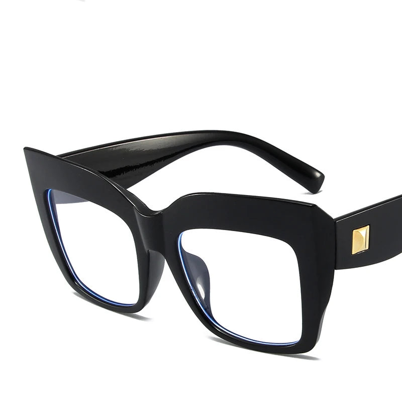 COMPUTER GLASSES / EXECUTIVE Eyeglasses New Fashion Best Selling Ladies Plastic Classic Leopard Frame Anti-blue Light Glasses