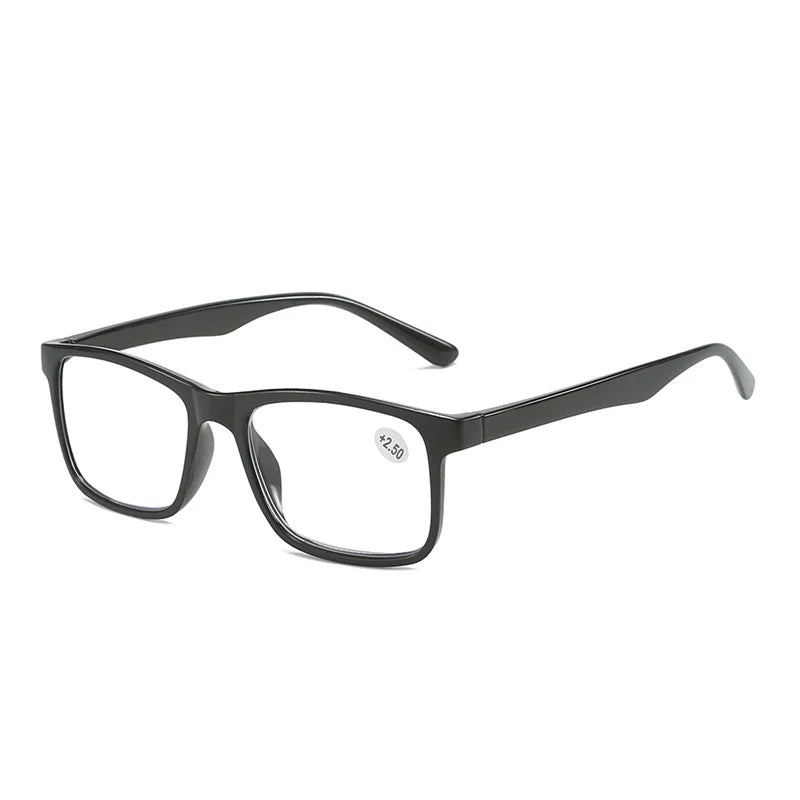 Reading Glasses 1pc TR Squared Frame Good Quality Presbyopia Fashion Male Female Unisex Corrective Eyeglasses