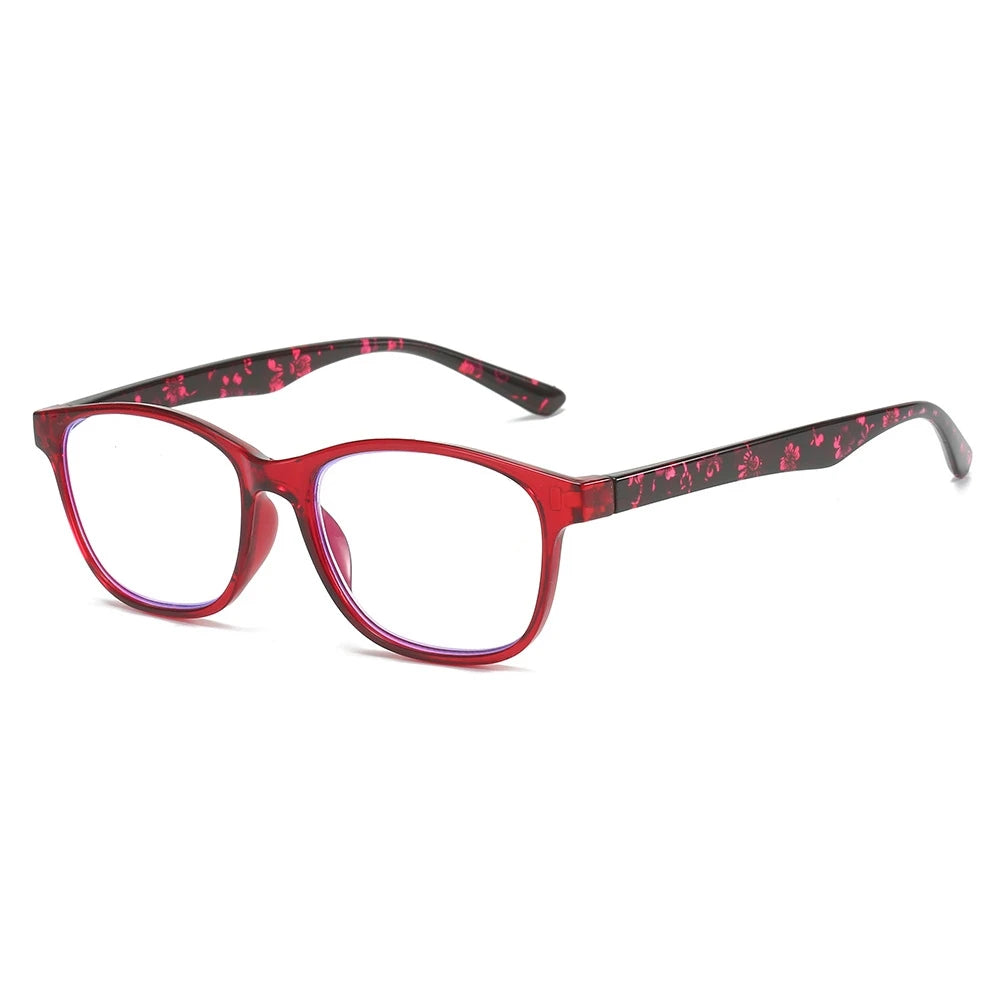 READING GLASSES Frame Slim Eyeglasses Blue Red for Women