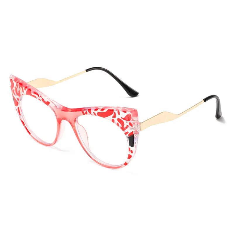 COMPUTER GLASSES / EXECUTIVE Women's Cat Eye Anti Blue Light Glasses Fashion Looking Younger Blue Ray Glasses for Daily Use