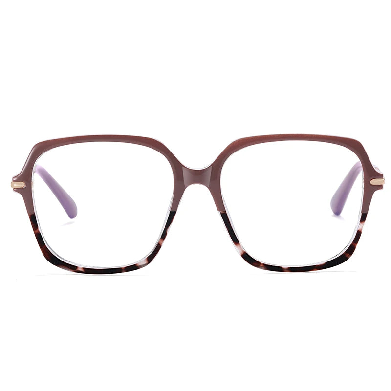 ANTI BLUE LIGHT Women's Luxury Designer Optical Frames Blue Light Blocking Prescription Glasses Rectangle Style Eyewear