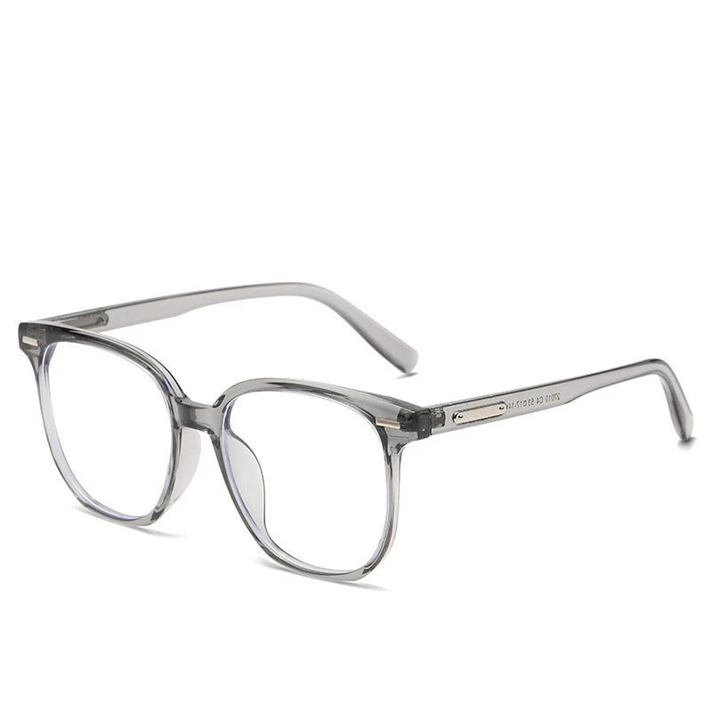 COMPUTER GLASSES / EXECUTIVE square Fashion Trendy Geometric Anti Blue Light Computer Glasses Can Be Paired with Myopia