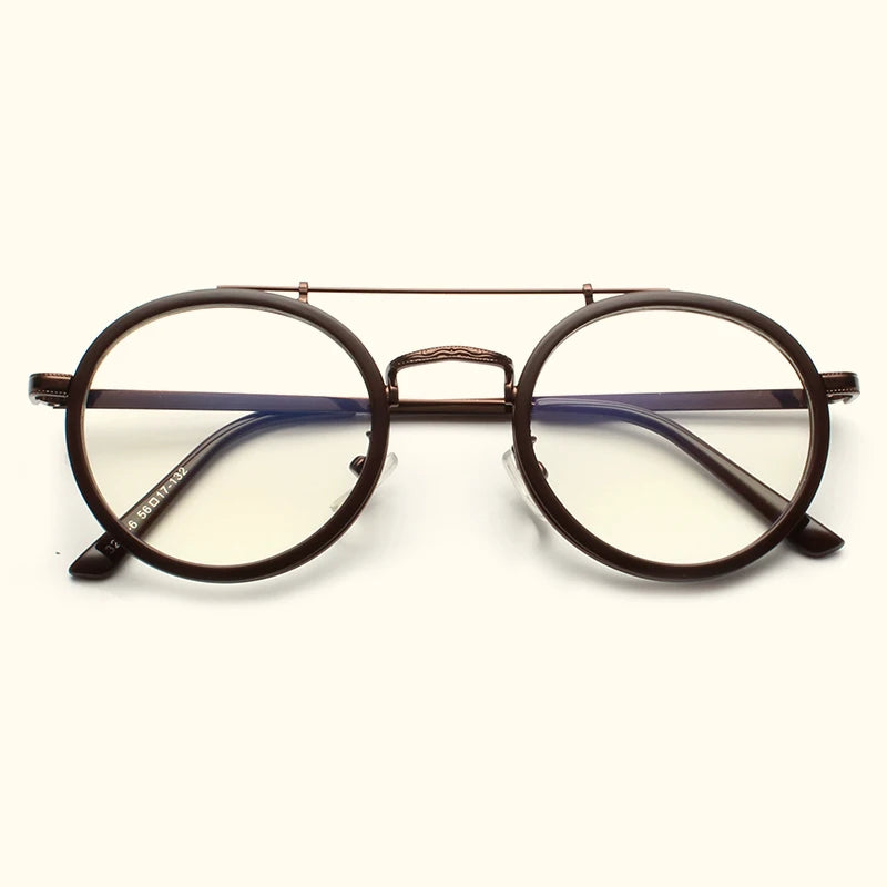EYGLASSES FRAME EXECUTIVE Vintage Round Women Men Classic Optical Eyeglasses Clear Lens Retro Spectacles Pink Transparent Eyewear