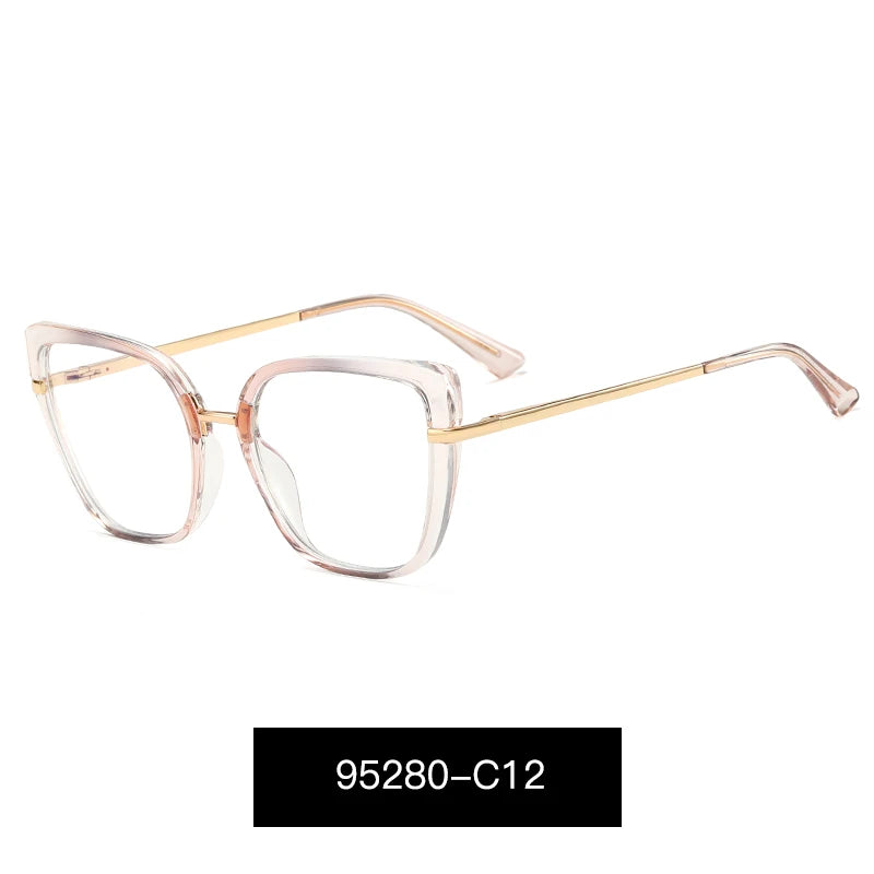 COMPUTER GLASSES / EXECUTIVE Metal Blue Light Blocking Optical Frame Women Optical Glasses