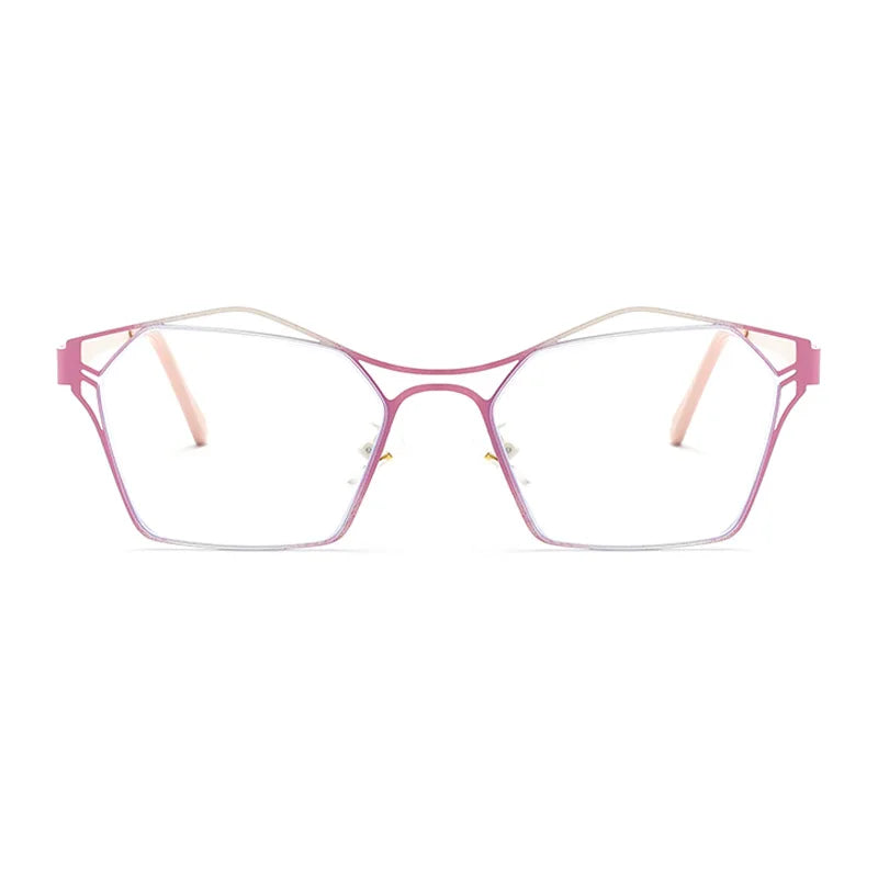 COMPUTER GLASSES / EXECUTIVE Fashion Anti Blue Light Blocking Eyewear Optical Frame Eye Transparent Green Color Cat Eye Fashion Women's Trendy Glasses