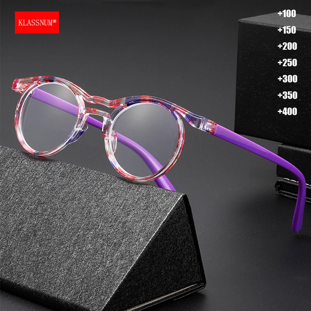 Reading Glasses Magnifying Glasses Woman Ladies Reader Eyewear Presbyopia Glasses Diopter +1.0 2.5 +4.0