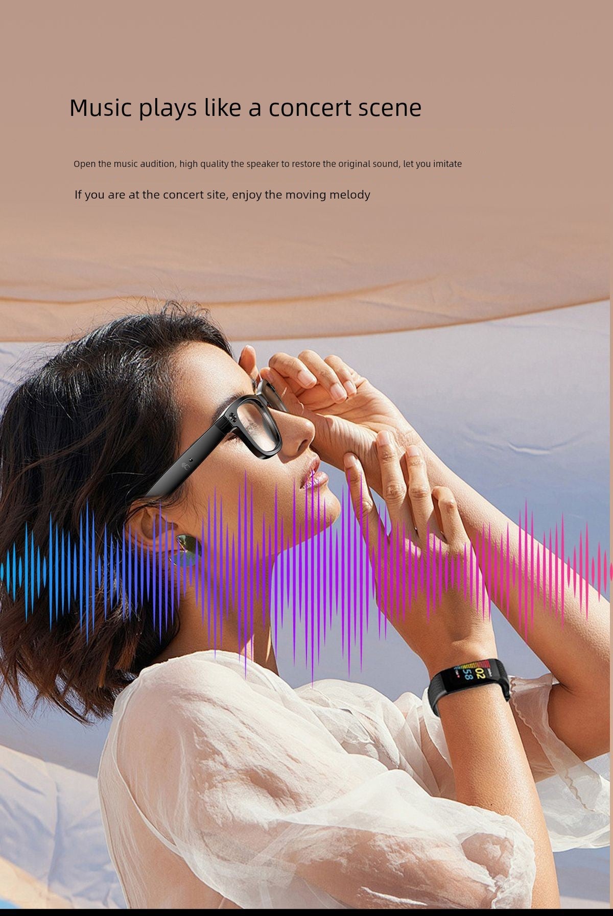 Ai Smart Glasses Unisex Travel Black Technology Smart Glasses Camera All-in-One Sports Camera HD AI Artificial Intelligent Sunglasses Recording Video