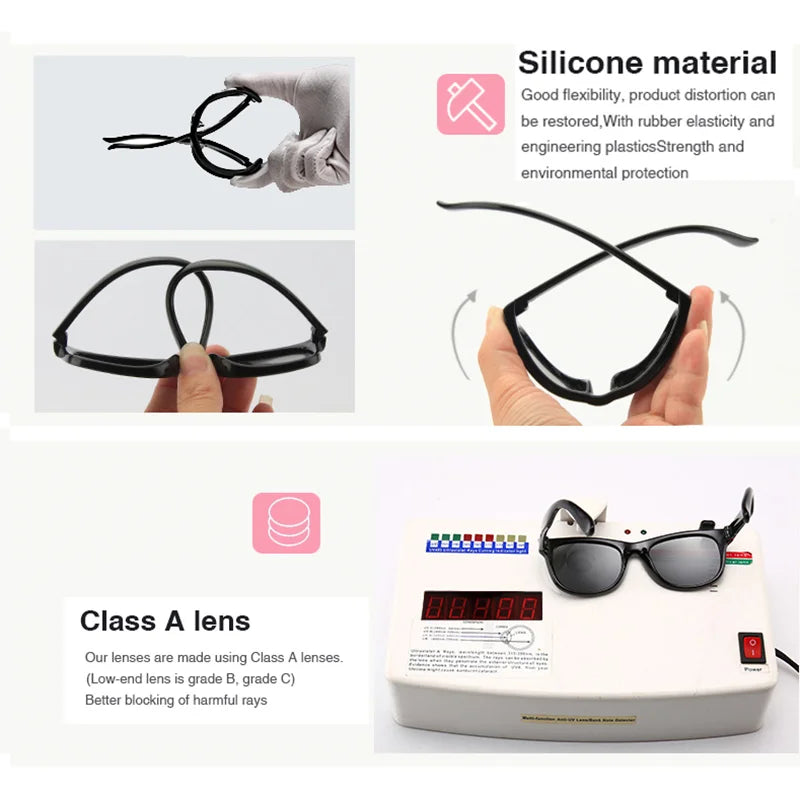0-24 Months Baby Polarized Round Sun Flower Flexible Bendable Strap Newborn Infant