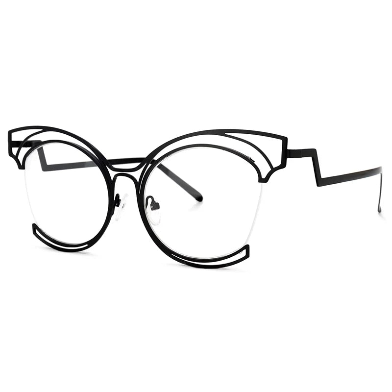 COMPUTER GLASSES / EXECUTIVE Luxury Irregularity Frame for Woman Anti Blue Reading Lens Ordinary Optics Eyeglasses
