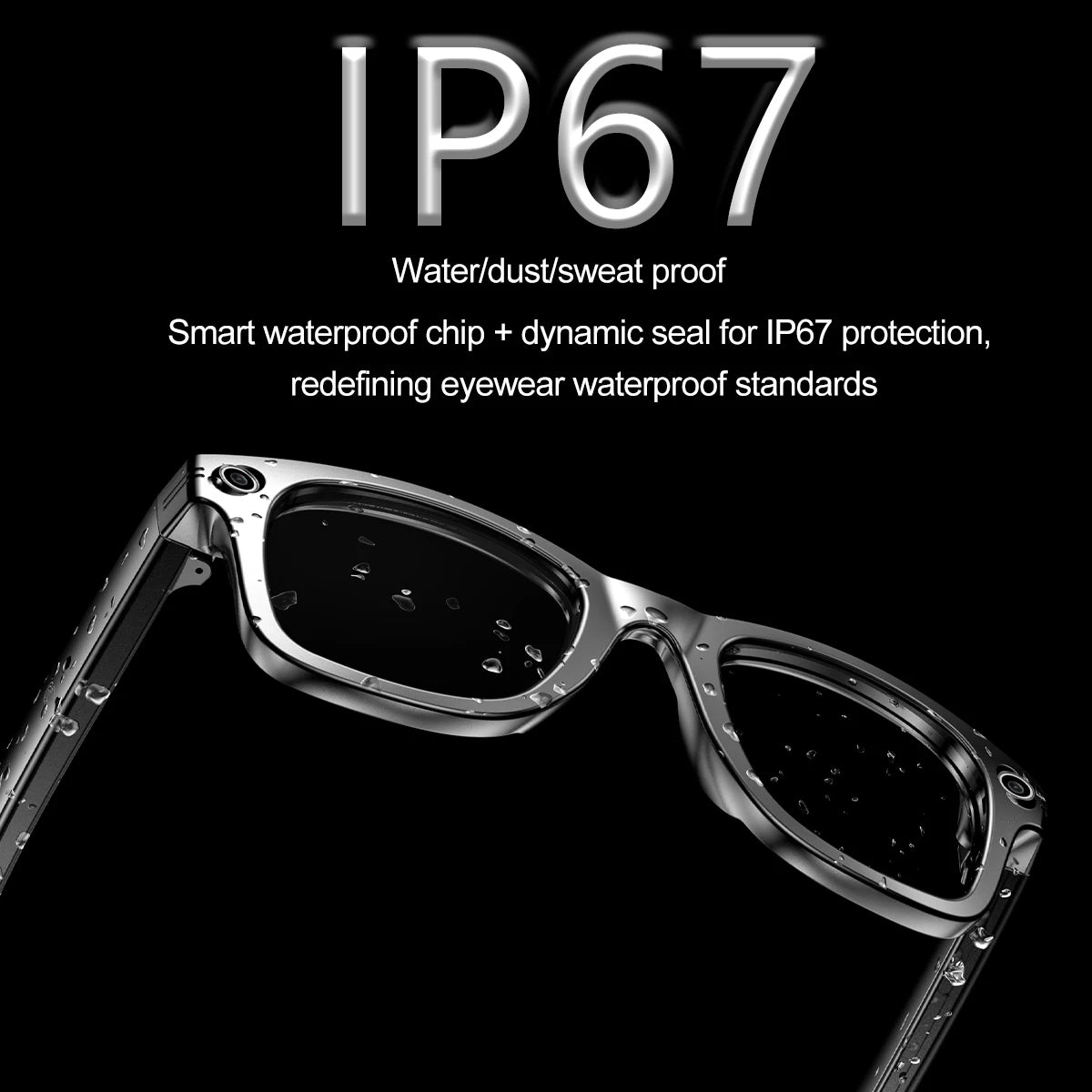 Ai Smart Glasses Unisex AI Camera Smart Glasses Q&A Translation Photo Take Video Record Wireless Call Protection Lenses Sports Sunglasses Gift