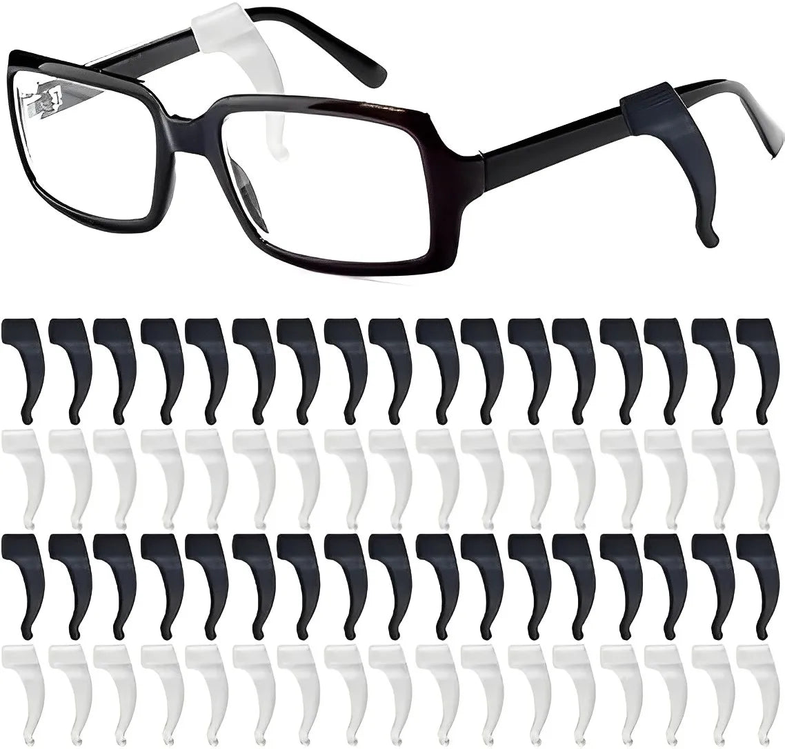 2/40pcs Silicone Ear Hook Anti-slip Glasses Leg Ear Sleeve Bracket Fastener Sunglasses Accessories Grip Anti-fall Eyewear Holder