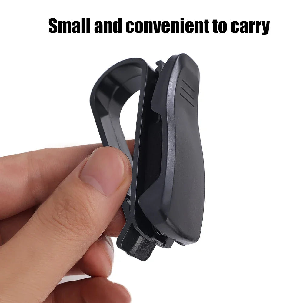 1-5PCS Universal Auto Sun Visor Glasses Car Accessories Box Sunglasses Clip Card Ticket Holder Stand Fastener Case Eyeglasses