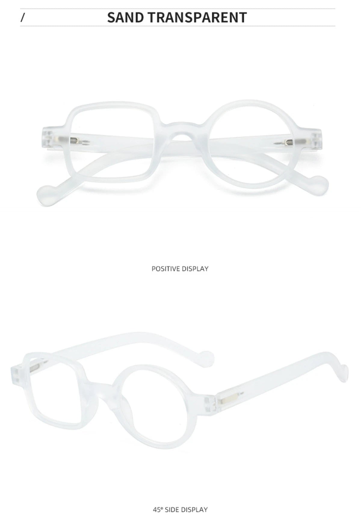 Reading Glasses Retro Round Spring Hinge Blue Light Blocking Woman Men Classic Presbyopia Reader Glasses Diopter +1.0 To +4.0