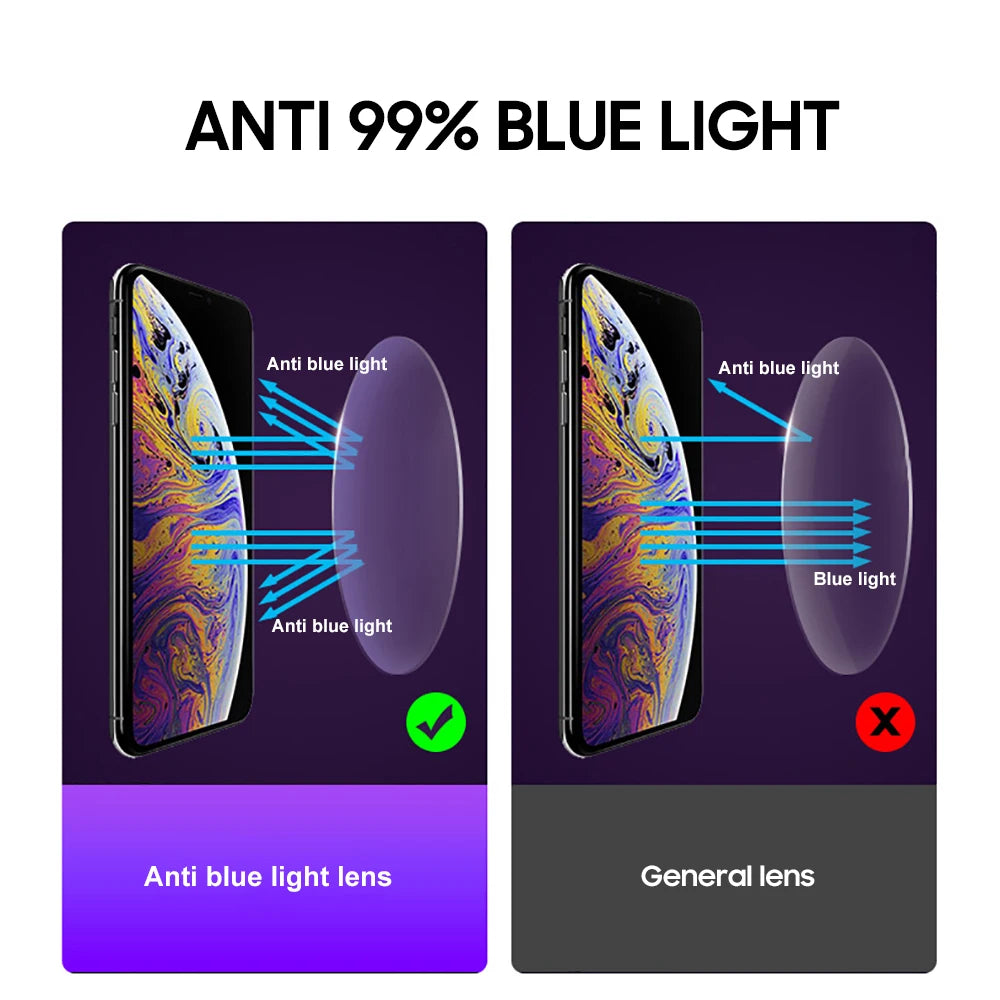 COMPUTER GLASSES / EXECUTIVE Trend New Fashion Metal Cat Eye Anti-Blue Light Luxury Women Glasses Brand Design Men Computer Reading Optical Spectacle Lentes