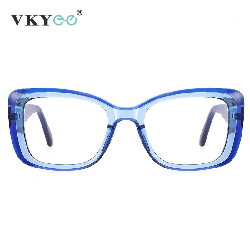 Reading Glasses VICKY Square Personalized Design Women's Anti-Blue Light Glasses Customized Prescription Available PFD2147