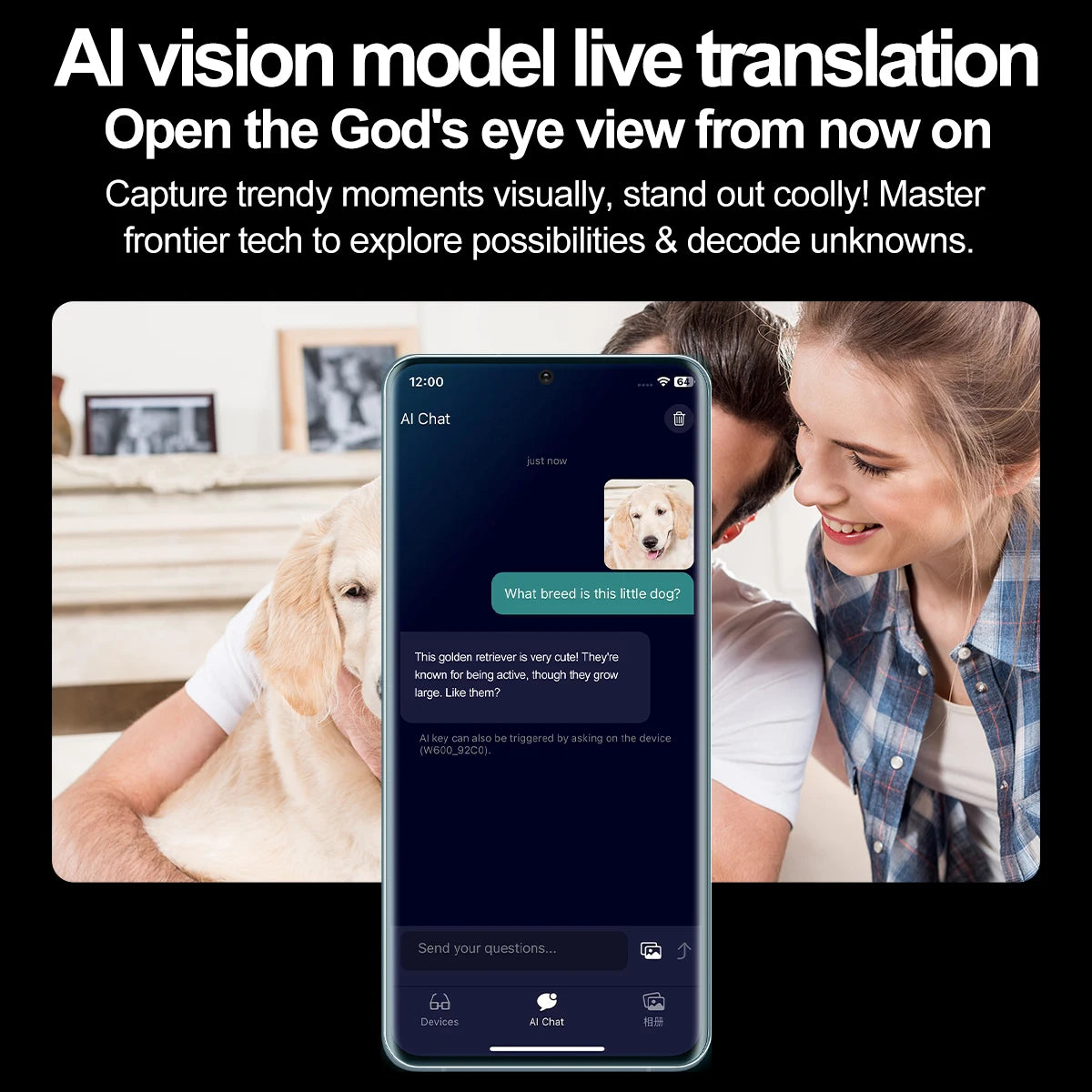 Ai Smart Glasses Unisex AI Camera Smart Glasses Q&A Translation Photo Take Video Record Wireless Call Protection Lenses Sports Sunglasses Gift