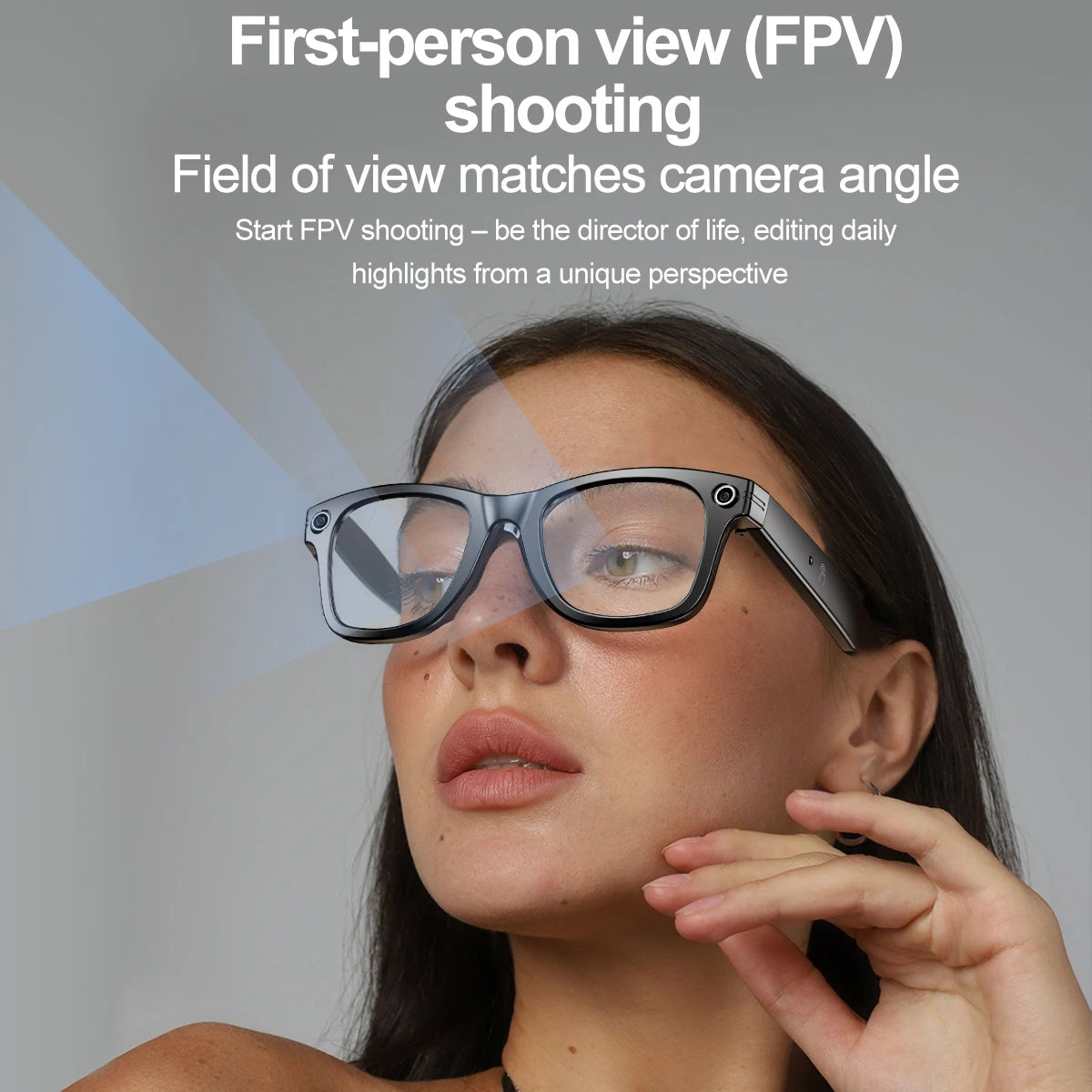 Ai Smart Glasses Unisex AI Camera Smart Glasses Q&A Translation Photo Take Video Record Wireless Call Protection Lenses Sports Sunglasses Gift