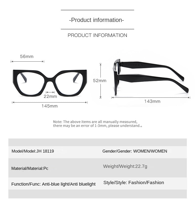 COMPUTER GLASSES / EXECUTIVE Cat Eye Eyeglasses Frames for Women Brand Designer Fashion Luxury Anti Blue Light Computer Eye Glasses Ladies Optical Eyewear