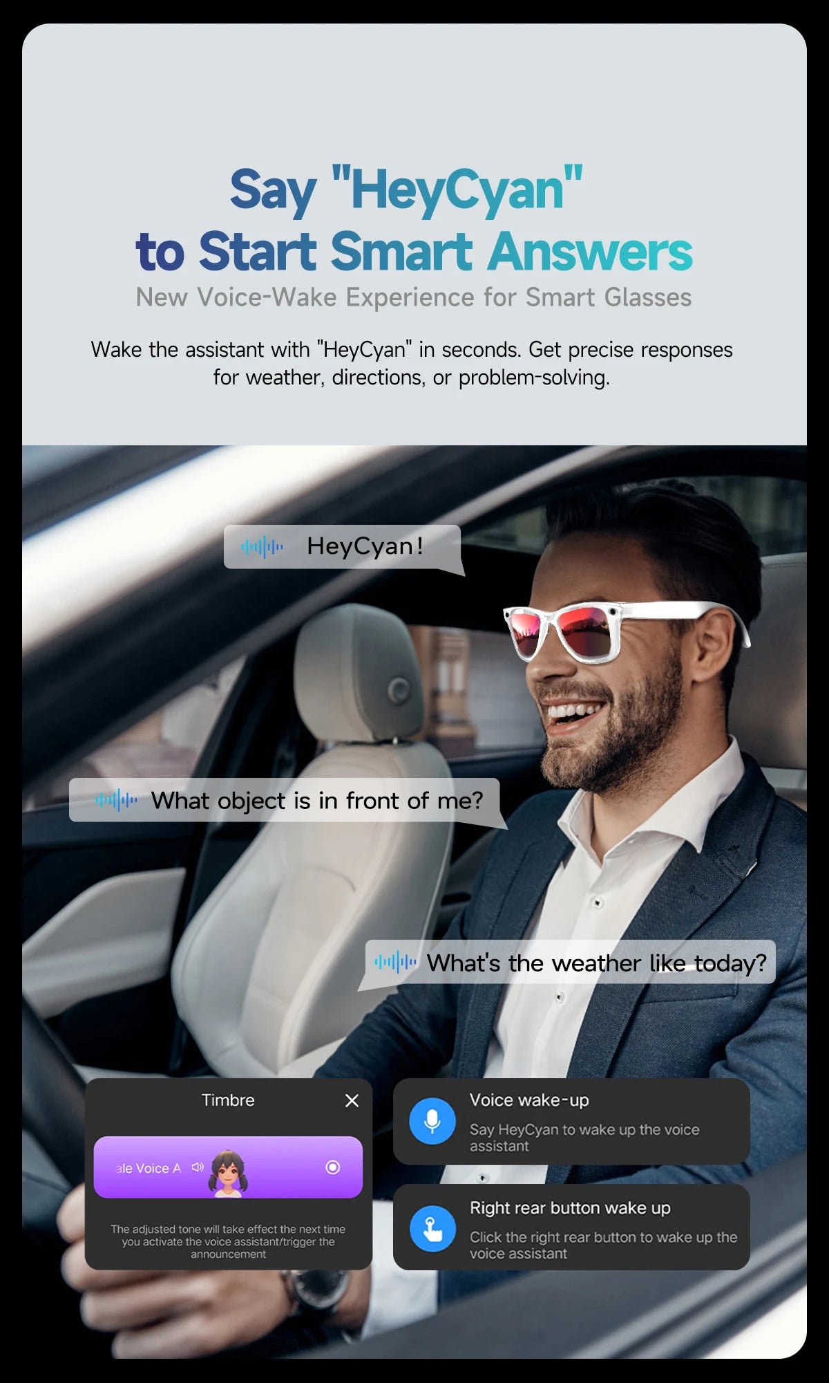 Ai Smart Glasses Unisex AI Smart Glasses with 8MP Camera Video Recording 100+ Languages Translation Sunglasses Bluetooth Call Music Play Men Women