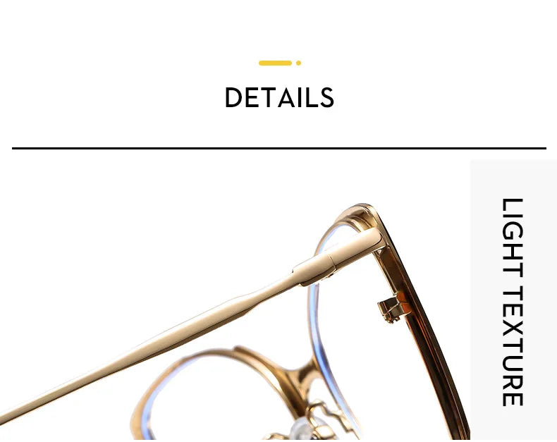 COMPUTER GLASSES / EXECUTIVE Trend New Fashion Metal Cat Eye Anti-Blue Light Luxury Women Glasses Brand Design Men Computer Reading Optical Spectacle Lentes