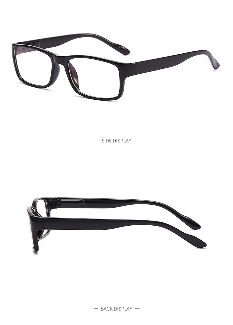 Reading Glasses Women Retro Anti Blue Light Clear Glasses Men Classic Rectangle Hyperopia Eyeglasses +1.0 +1.5 +2.0 +2.5 To +4.0